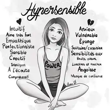 jeune femme hypersensible
