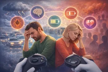 homme femme et difficultés rencontrées, phobies, fatigue, stress...