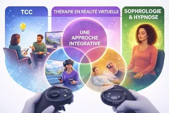 personnages représenté avec les différentes thérapies